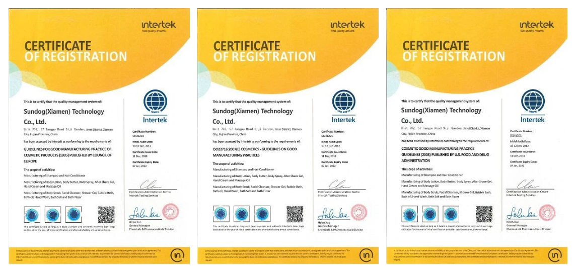 Certificate of Bath Gift Set Certificate of Bath Gift Set